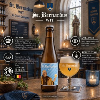 ST BERNARDUS® Wit 330ml