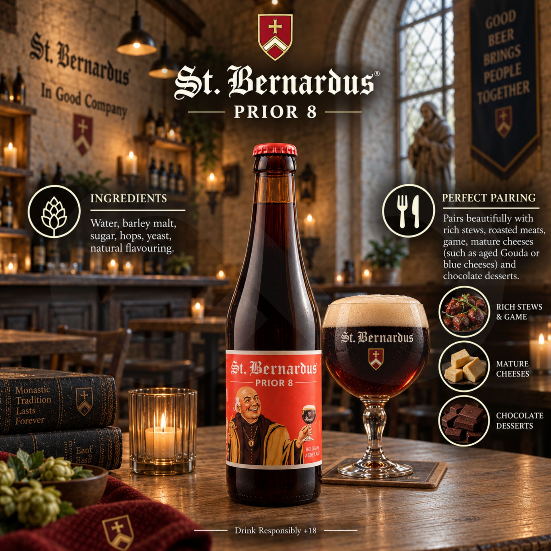 ST BERNARDUS® Prior 8 330ml