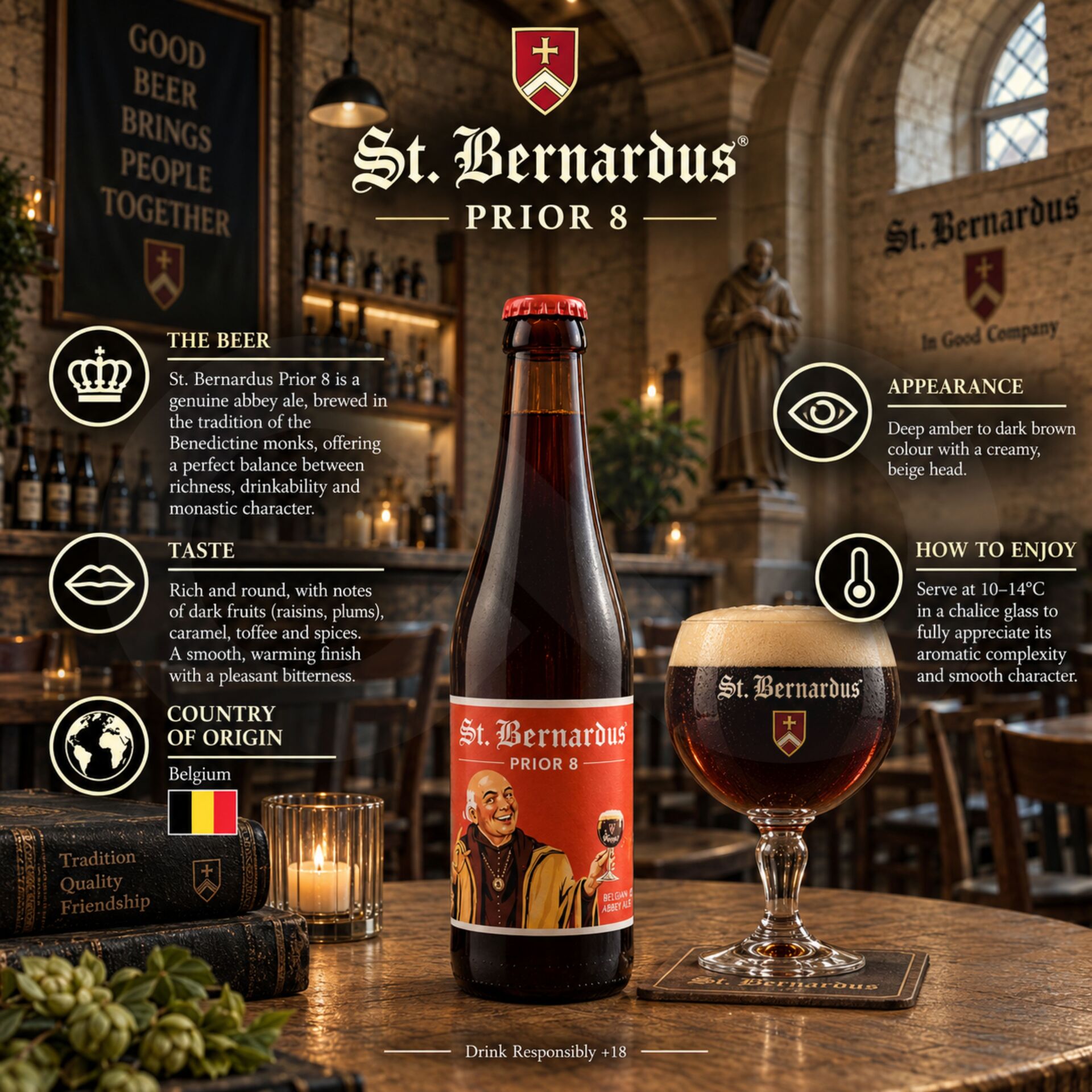 ST BERNARDUS® Prior 8 330ml