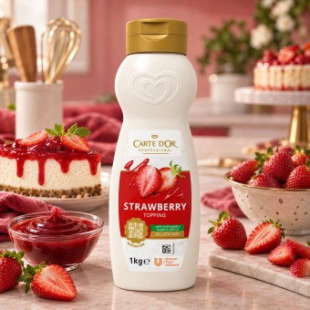 CARTE D'ORŪ Aardbeien Topping 1kg