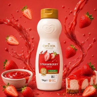 CARTE D'OR� Aardbeien Topping 1kg