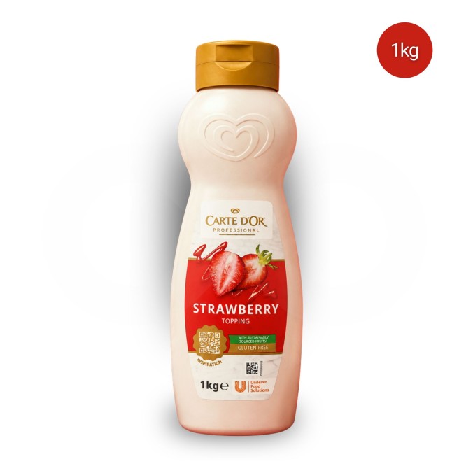 CARTE D'ORŪ Aardbeien Topping 1kg