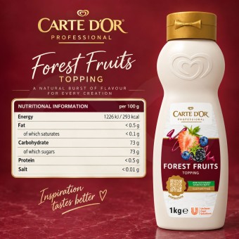 CARTE D'OR® Topping de Frutos del Bosque 1kg