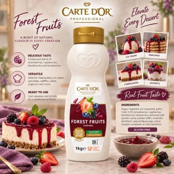 CARTE D'OR® Topping de Frutos del Bosque 1kg