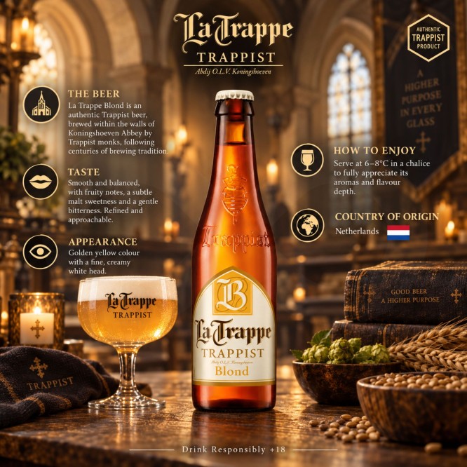 LA TRAPPE® Blond 330ml