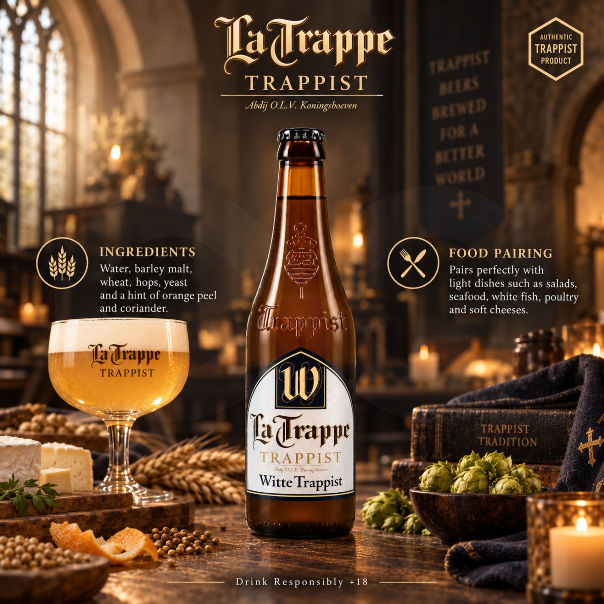 LA TRAPPEŽ Witbier 330ml