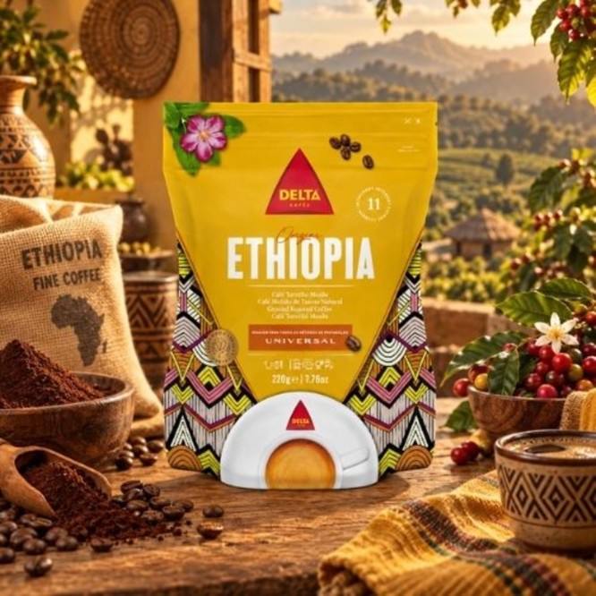 DELTA CAFÉS® Café Molido Ethiopia 220 gr