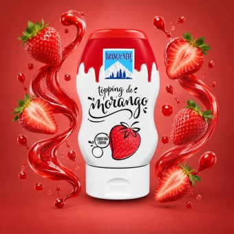 BRANCA DE NEVE� Topping � la Fraise 380gr