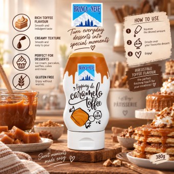 BRANCA DE NEVE® Toffee-Karamell-Topping 380gr