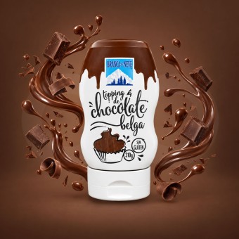 BRANCA DE NEVE® Topping al Cioccolato Belga 390gr BRANCA DE NEVE® Topping al Cioccolato Belga 390gr