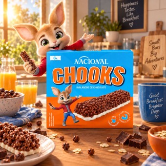 NACIONAL® Barritas de Cereales Chooks 6 uds.