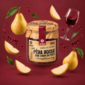 QUINTA DE JUGAIS® Rocha-perenjam met Portwijn 280gr QUINTA DE JUGAIS® Rocha-perenjam met Portwijn 280gr