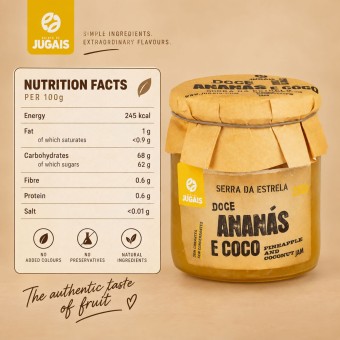 QUINTA DE JUGAIS® Confiture d'Ananas et de Noix de Coco