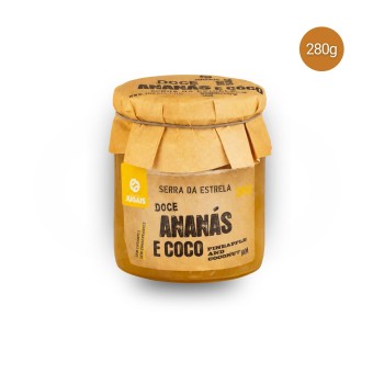QUINTA DE JUGAIS® Ananas-Kokos-Konfitüre 280gr QUINTA DE JUGAIS® Ananas-Kokos-Konfitüre 280gr