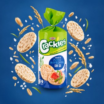 CA�AROLA� Crackies de Arroz Integral com Sal 130gr
