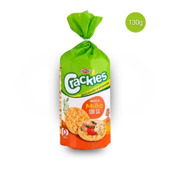CAÇAROLA® Crackies de Milho com Sal 130gr CAÇAROLA® Crackies de Milho com Sal 130gr