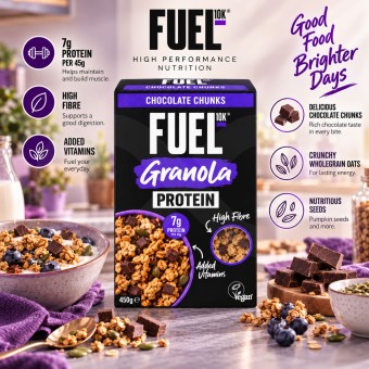 FUEL® Granola de Chocolate con Proteínas 400gr
