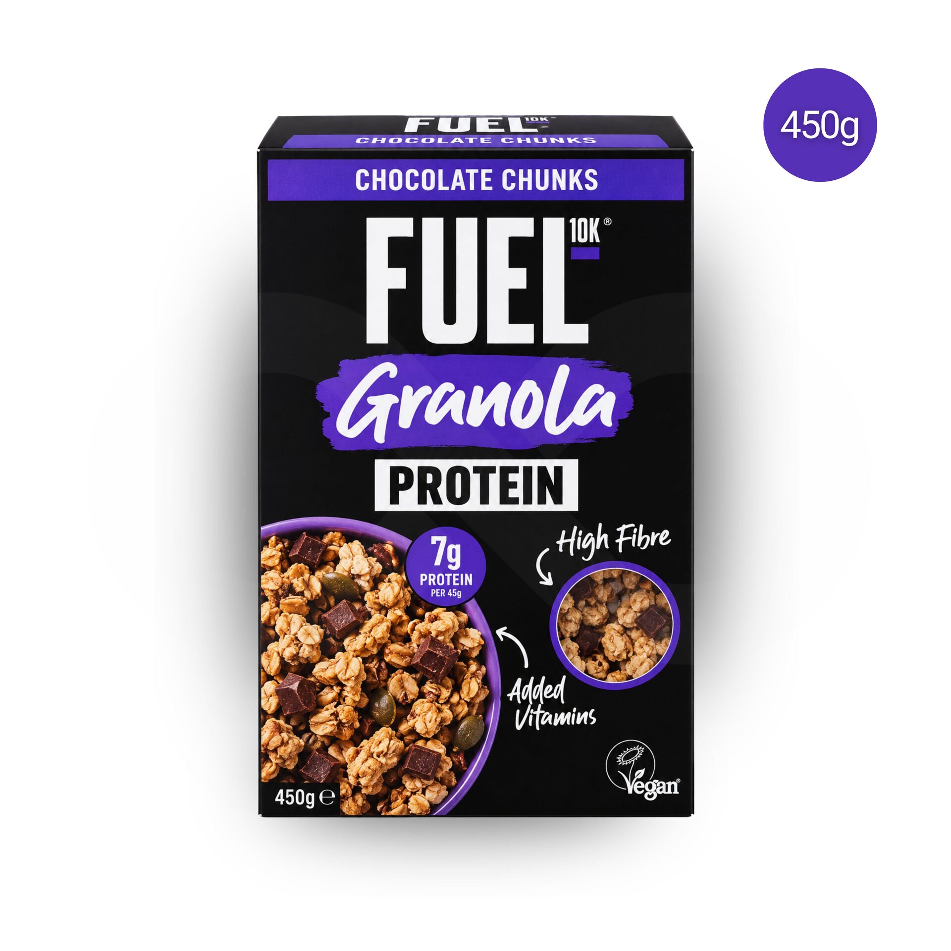 FUEL® Granola de Chocolate con Proteínas 400gr