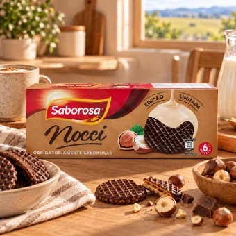 SABOROSA� Ciastka Belgijskie w Polewie Orzechowej 210g