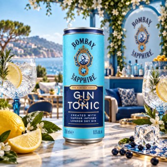 BOMBAY SAPPHIRE® Gin & Tonic 250ml BOMBAY SAPPHIRE® Gin & Tonic 250ml