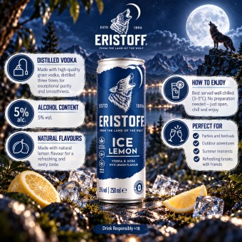 ERISTOFF� Ice Lemon 250ml