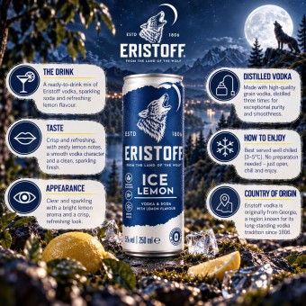 ERISTOFF� Ice Lemon 250ml