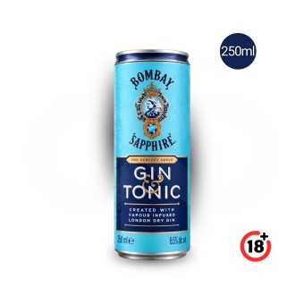 BOMBAY SAPPHIRE® Gin & Tonic 250ml BOMBAY SAPPHIRE® Gin & Tonic 250ml