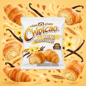 CHIPICAO� Mini Croissant Baunilha 97g