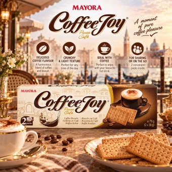 COFFEE JOY® Biscuits au Café 78g