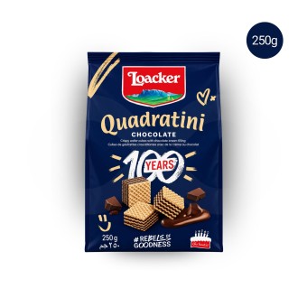 LOACKERŪ Waffers Quadratini Chocolate 250gr