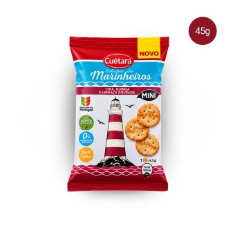 CU�TARA� Marinheiras Chia, Quinoa e Linha�a Dourada Mini