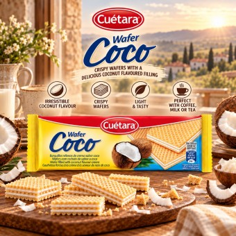CU�TARA� Waffers Noix de coco 150gr