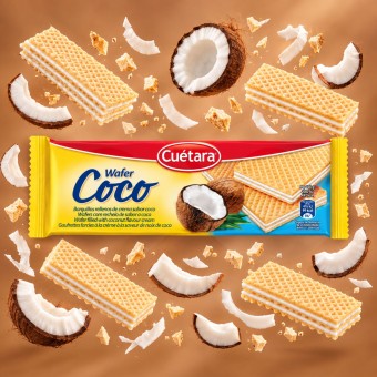 CU�TARA� Waffers Noix de coco 150gr