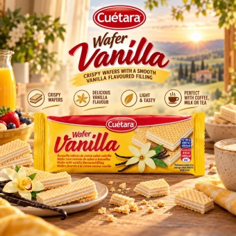CUÉTARA® Waffers Vanilla 150gr