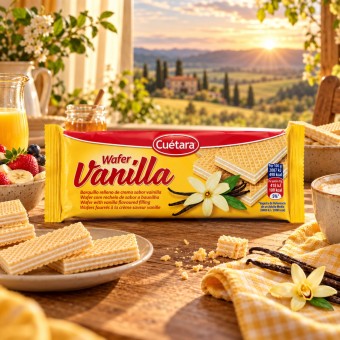 CUÉTARA® Waffers Vanilla 150gr