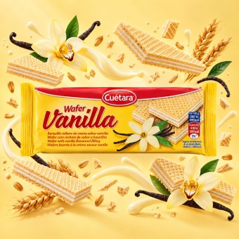 CUÉTARAŽ Waffers Vanilla 150gr CUÉTARAŽ Waffers Vanilla 150gr