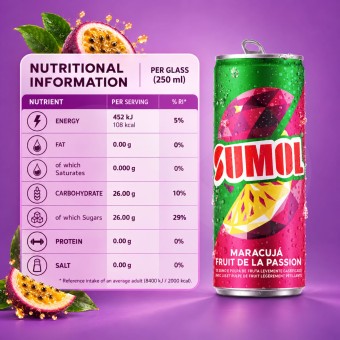 SUMOLŪ Passievrucht 330ml