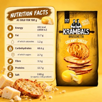 KRAMBALS® Bruscheta Creamy Cheese 70gr