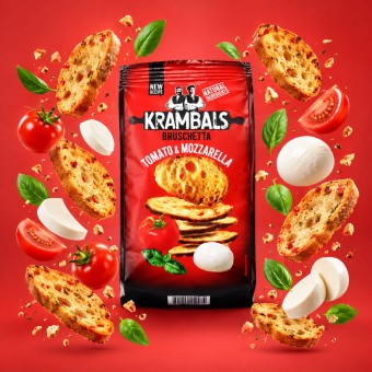 KRAMBALS® Bruscheta Tomato & Mozzarella 70gr