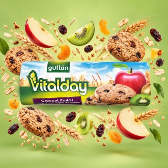GULL�N� Vitalday Galleta Integral de Frutas 300g