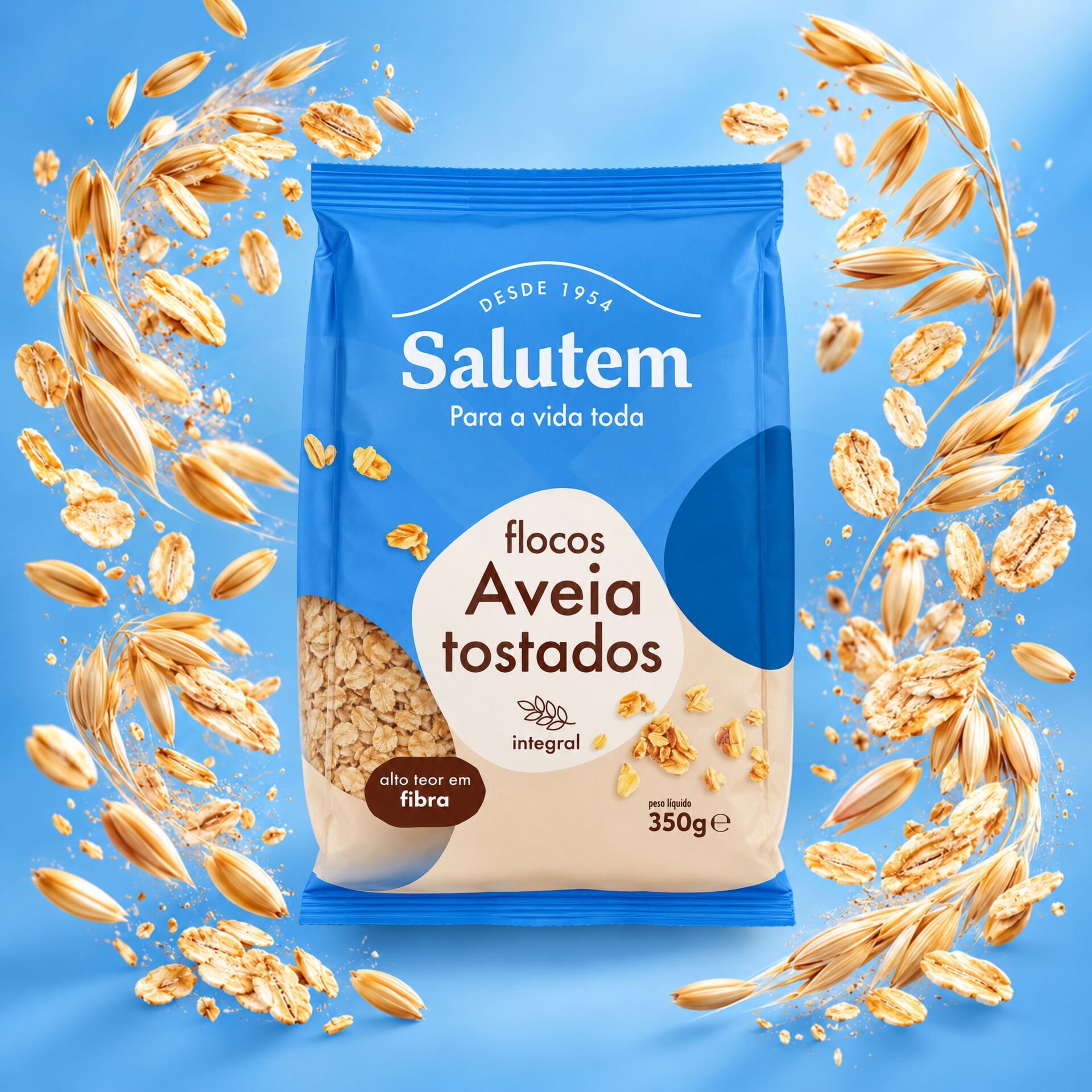 SALUTEMŽ Geroosterde Havervlokken 350g