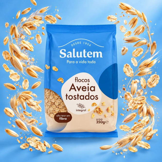 SALUTEM� Flocos de Aveia Tostados 350g
