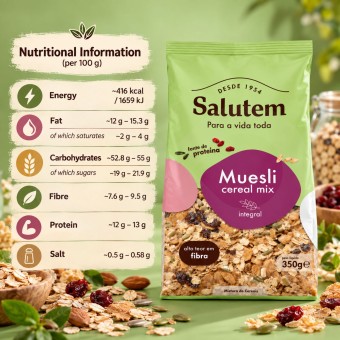 SALUTEM� Muesli Cereal Mix 350g