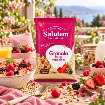 SALUTEM® Granola mit Roten Früchten 350g
