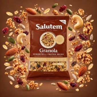 SALUTEM® Seeds and Nuts Granola 400g SALUTEM® Seeds and Nuts Granola 400g