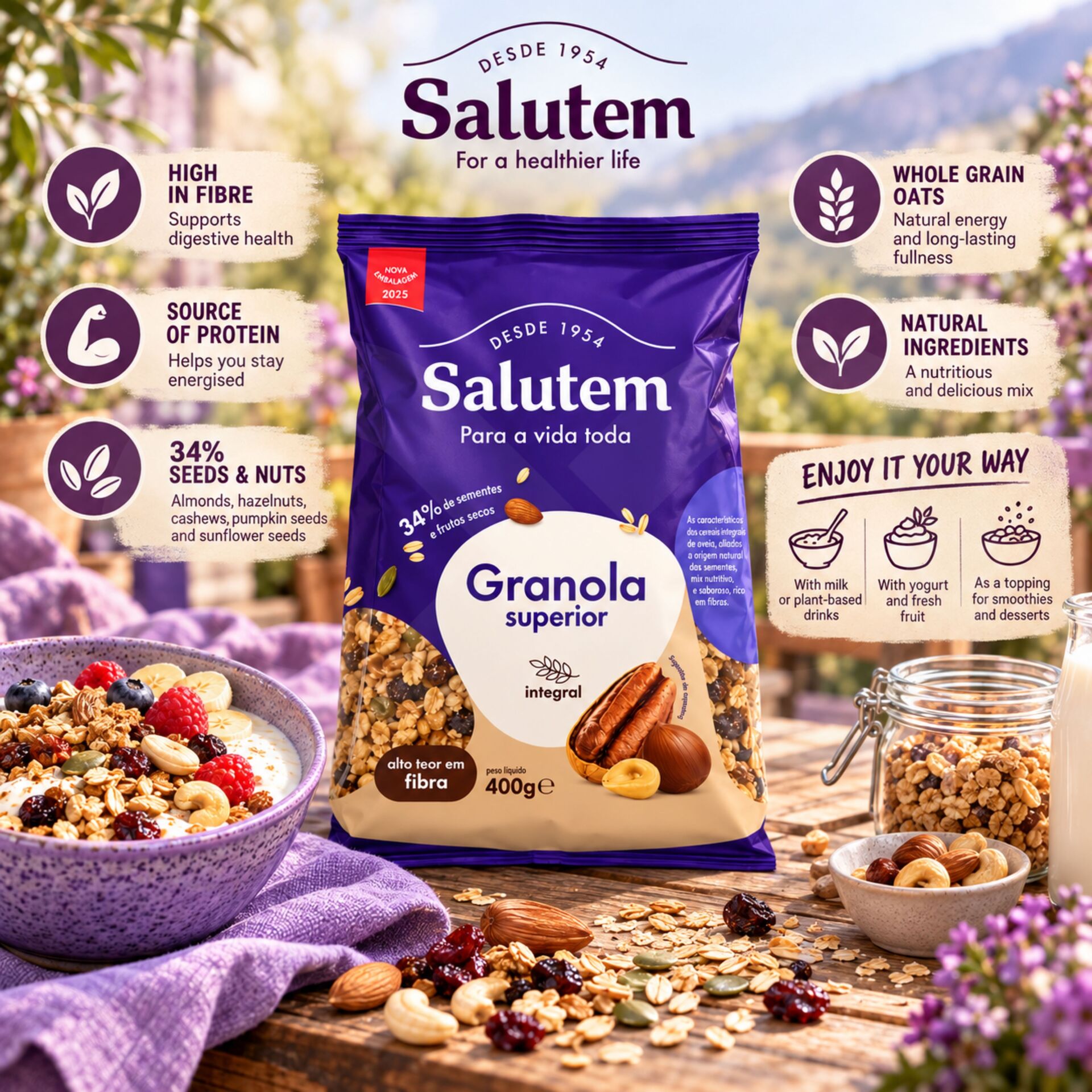 SALUTEM® Granola Superiore 400g