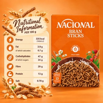 NACIONAL® Bran Sticks 500gr