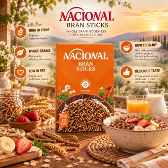 NACIONAL® Bran Sticks 500gr