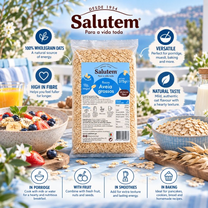 SALUTEM� Grube Platki Owsiane 375g