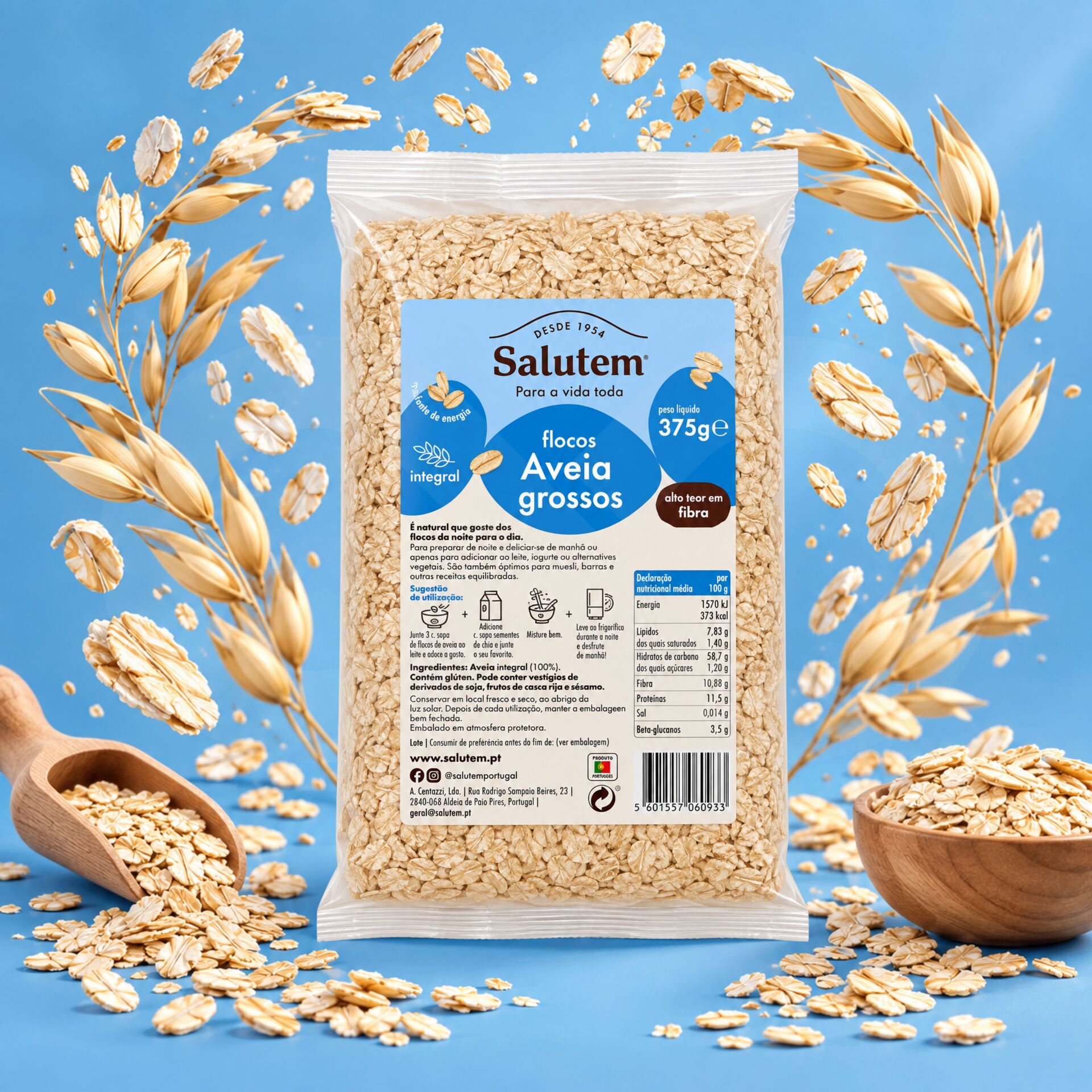 SALUTEM® Grube Platki Owsiane 375g